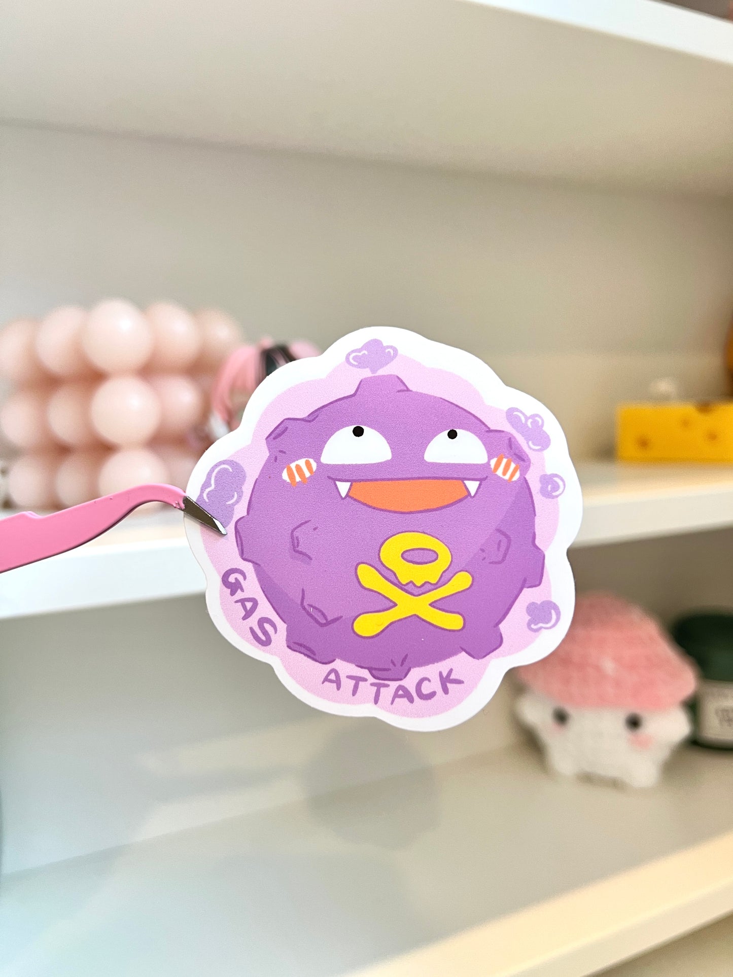 Gas Attack Die-cut Sticker