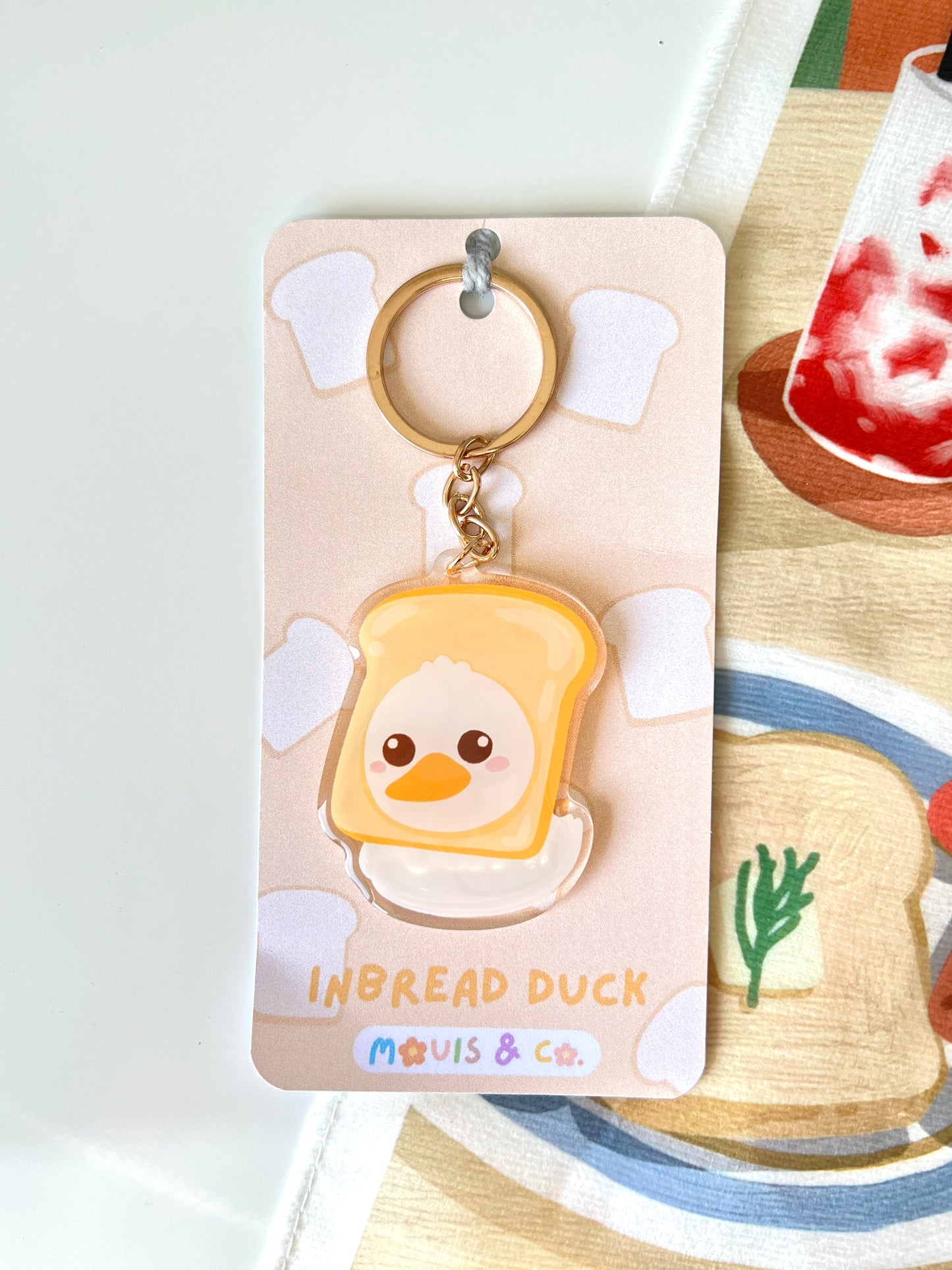 Inbread Duck Keychain