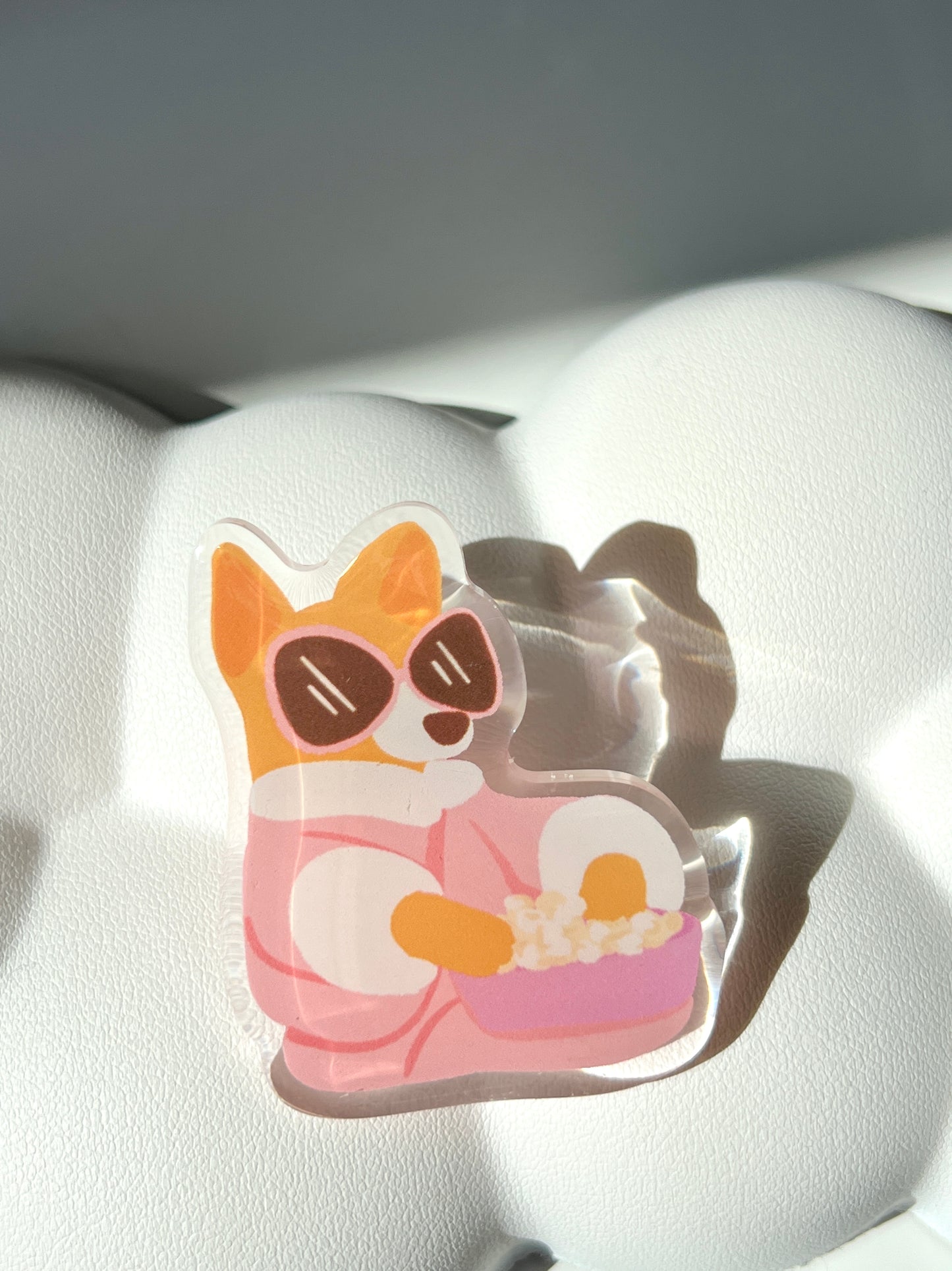 Pamper Doggo Acrylic Pin