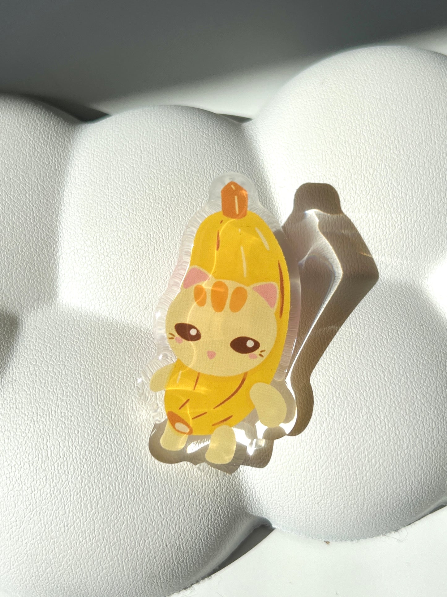 Banana Cat Acrylic Pin