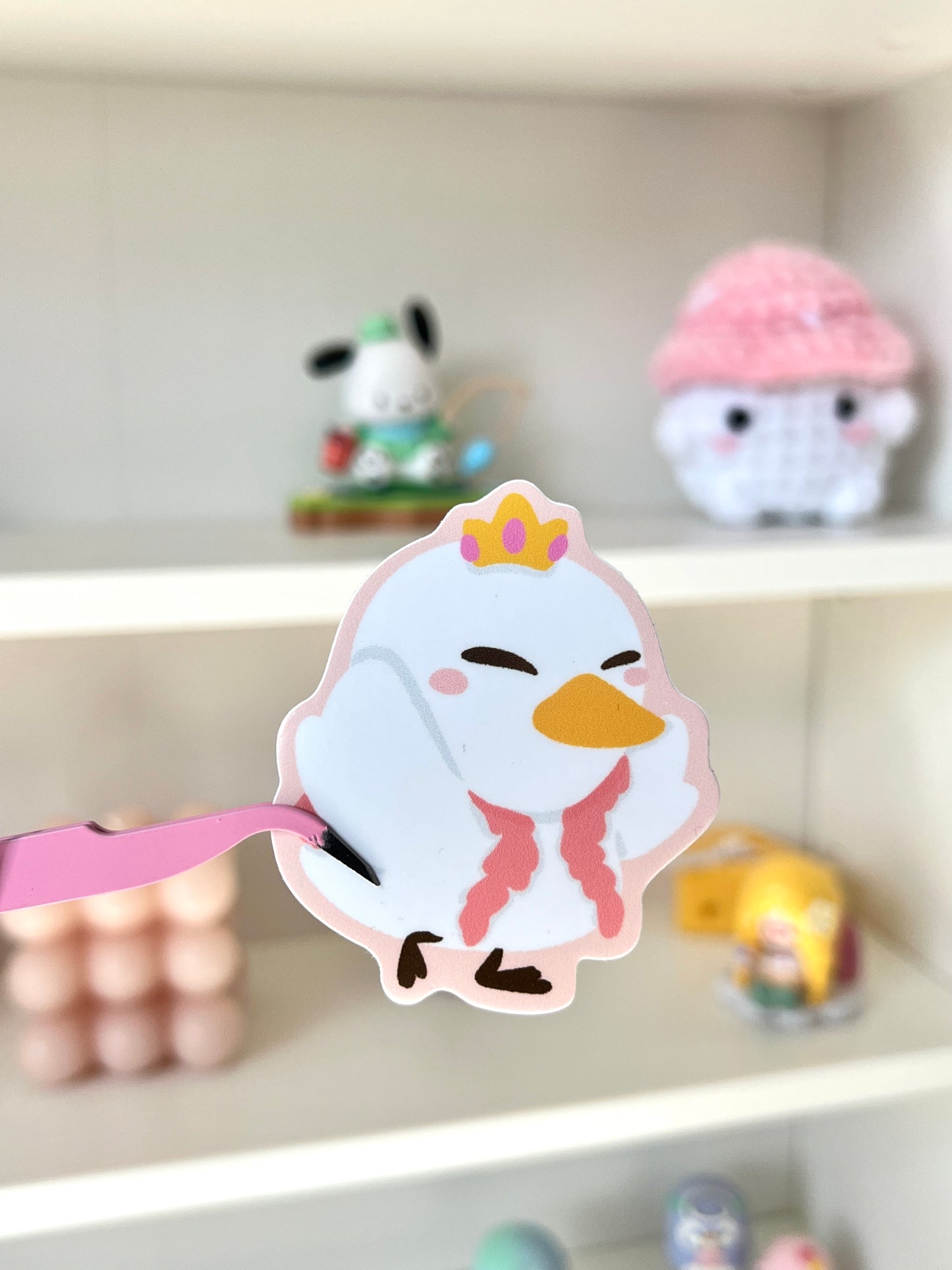 Fairy Duck Die-cut Sticker