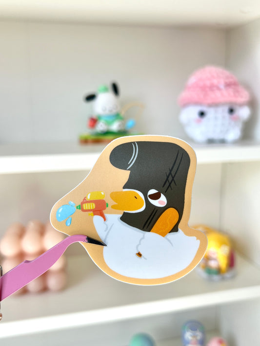 Crime Duck Die-cut Sticker