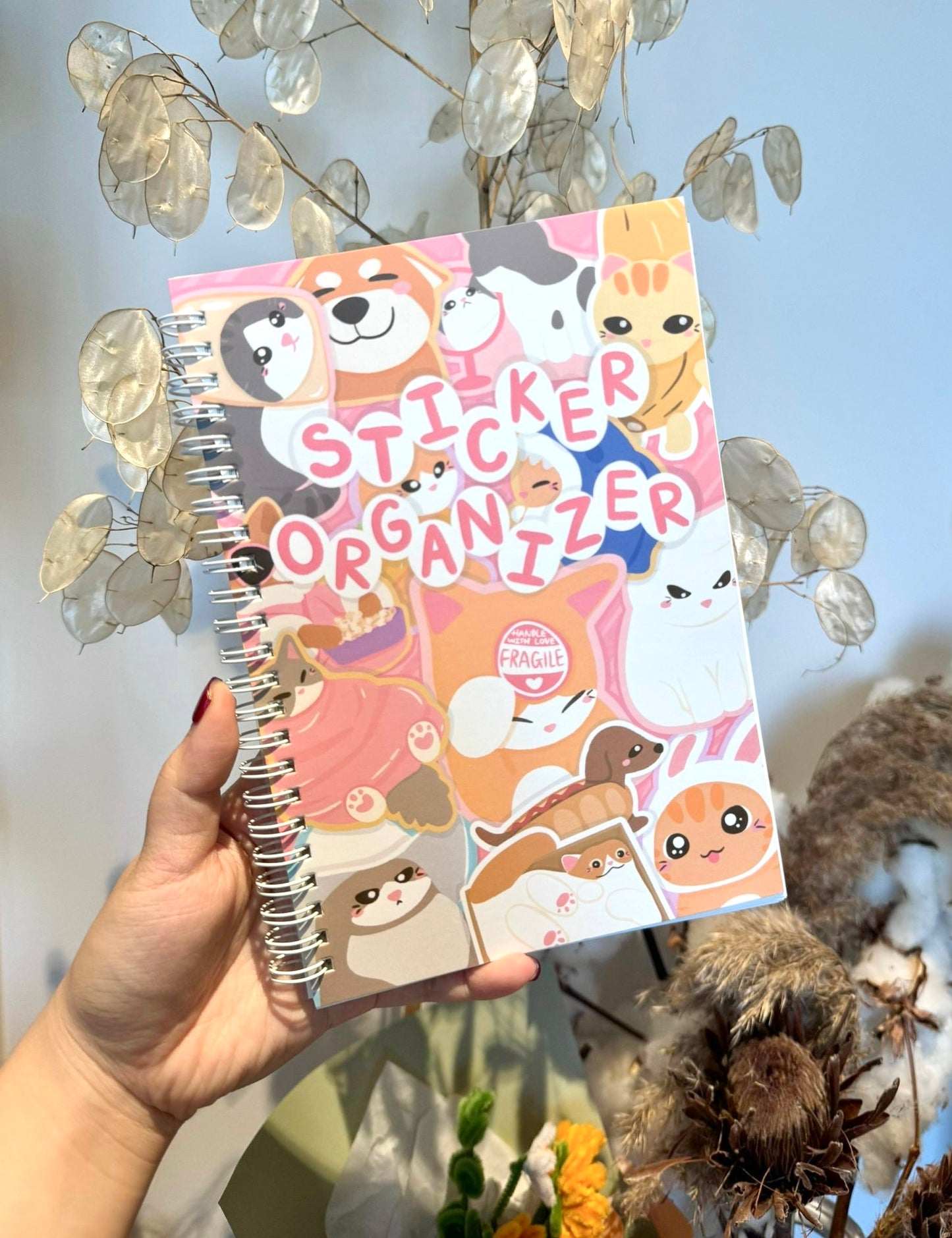 Sticker Organizer Reusable Sticker Book