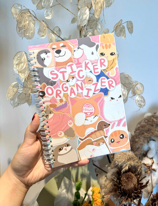 Sticker Organizer Reusable Sticker Book