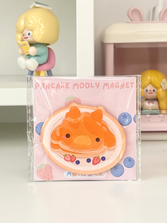 Mooly Pancake Glitter Magnet