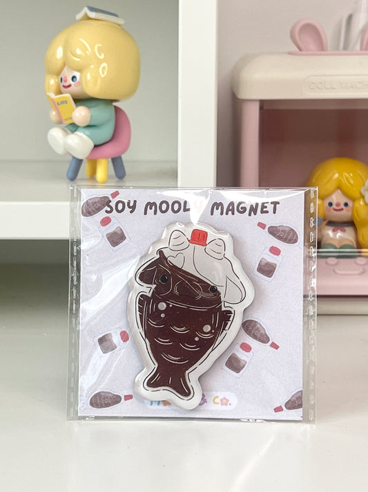 Mooly Soy Glitter Magnet