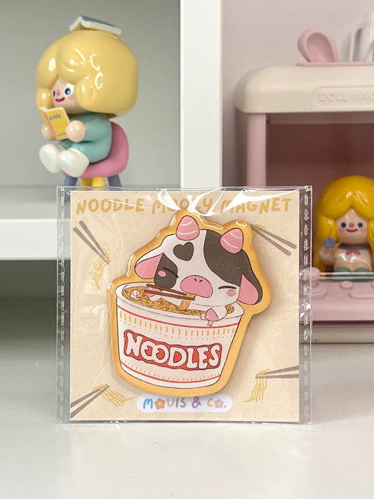 Mooly Noodles Glitter Magnet