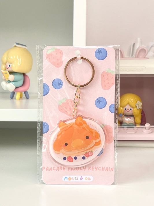 Mooly Pancake Keychain
