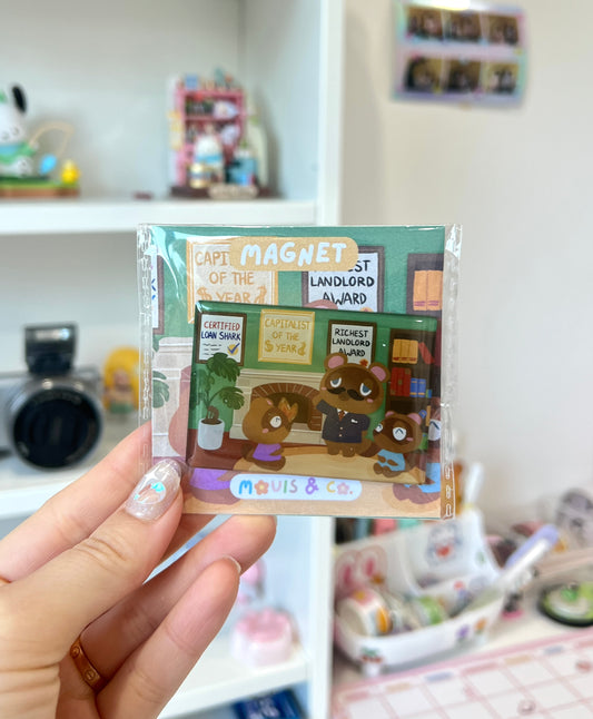 Tom Nook Fridge Magnet