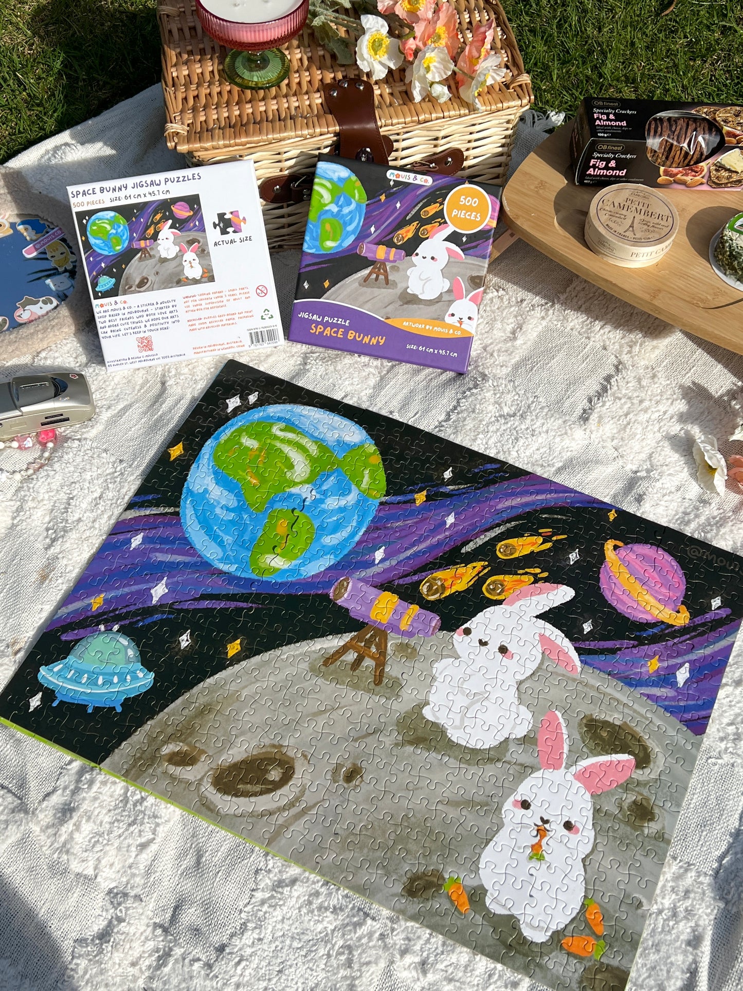 Space Bunny Jigsaw Puzzles 500 PCS