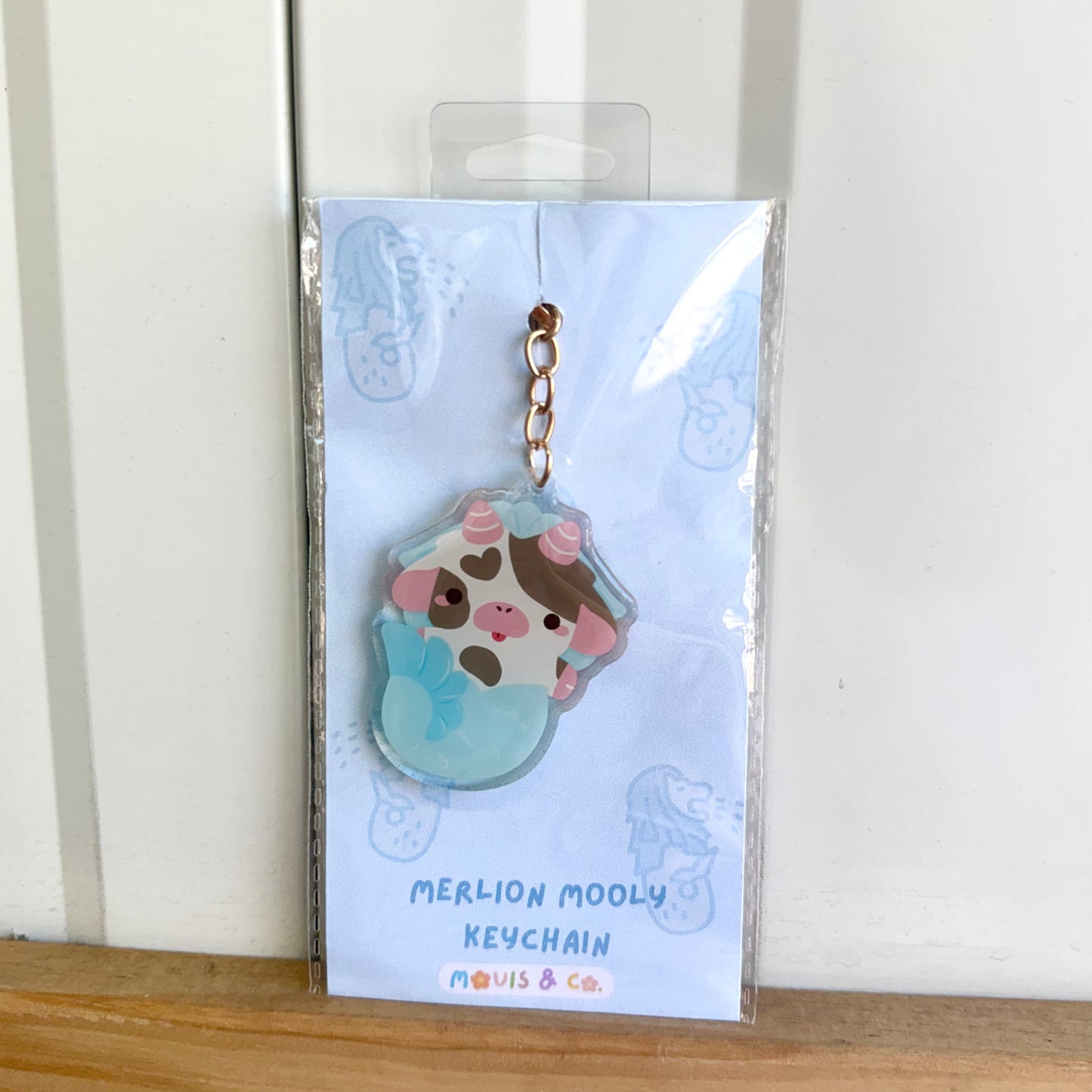 Merlion x Mooly Keychain