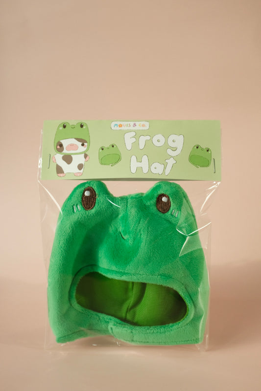 Frog Removable Hat for Mooly Plushies