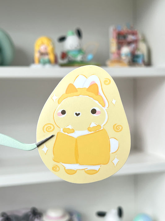 BunBun Spa Day Die-Cut Sticker