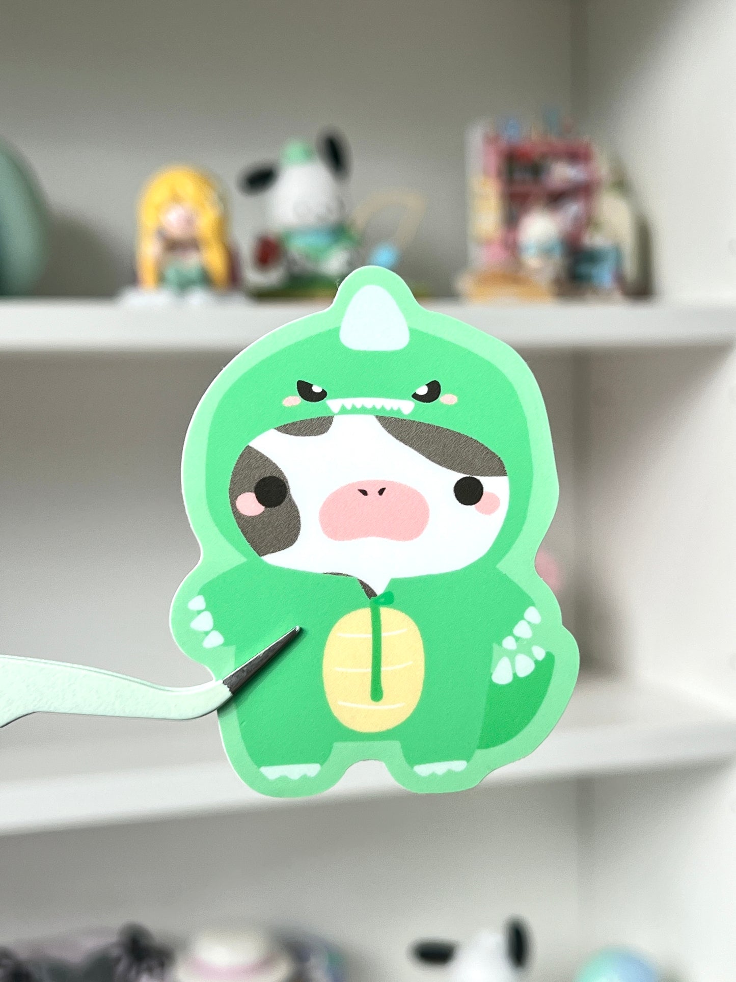 Dinosaur Mooly Die-cut Sticker