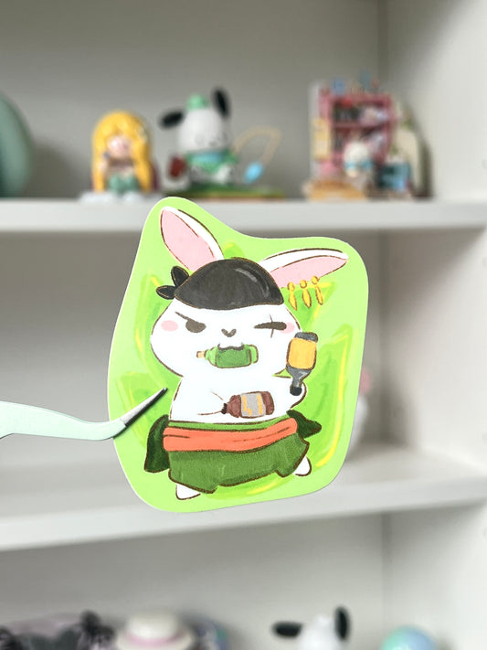 BunBun Zoro Die-cut Sticker