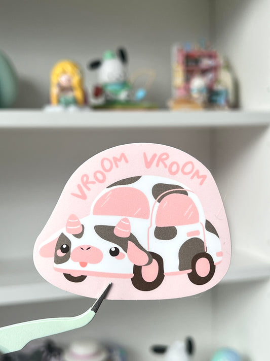 Vroom Vroom Die-cut Sticker