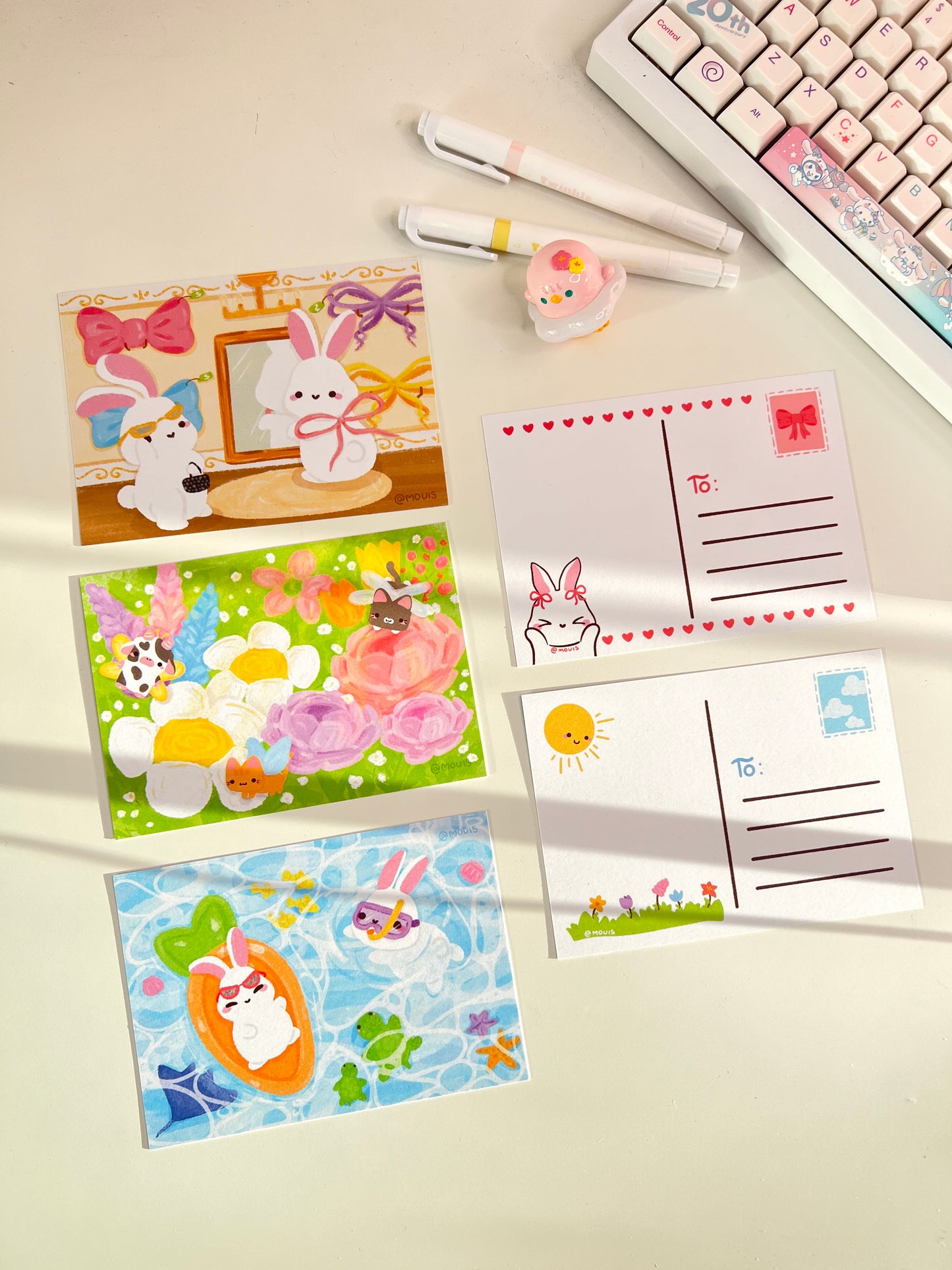 BunBun in Ocean A6 Postcard