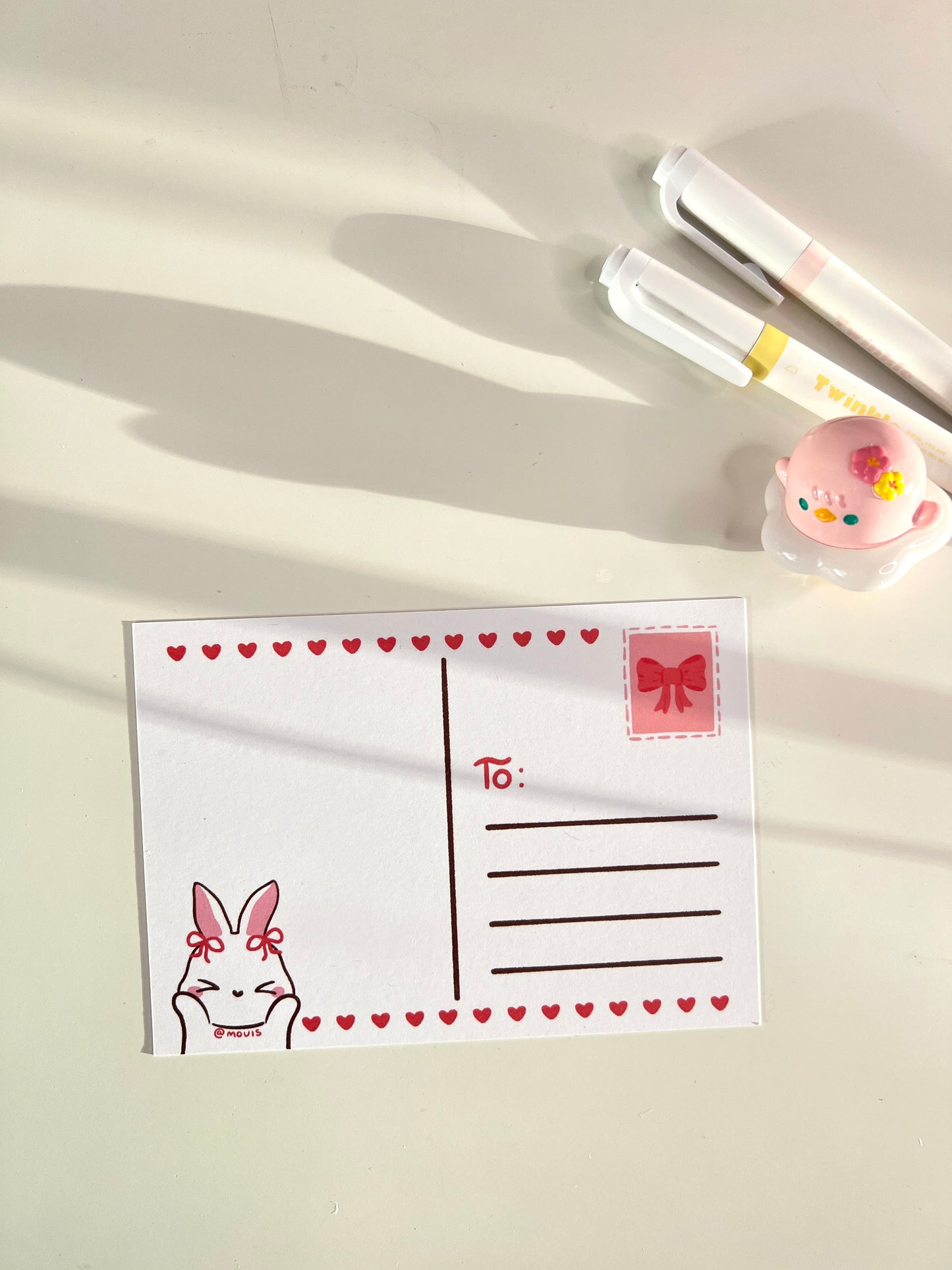 BunBun Shopping Therapy A6 Postcard