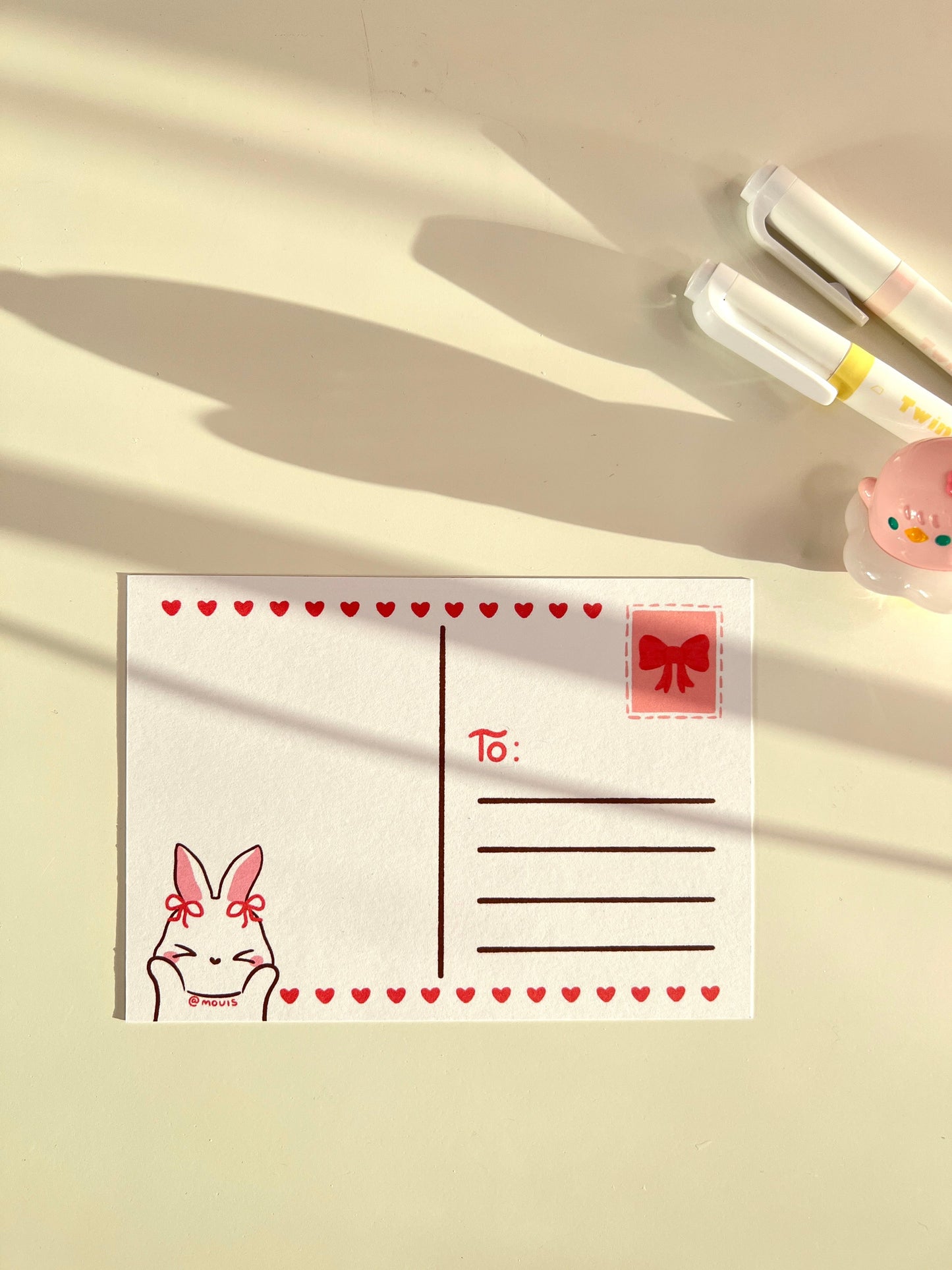 BunBun in Space A6 Postcard