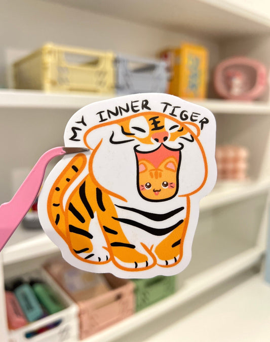 My Inner Tiger Die-cut Stickers