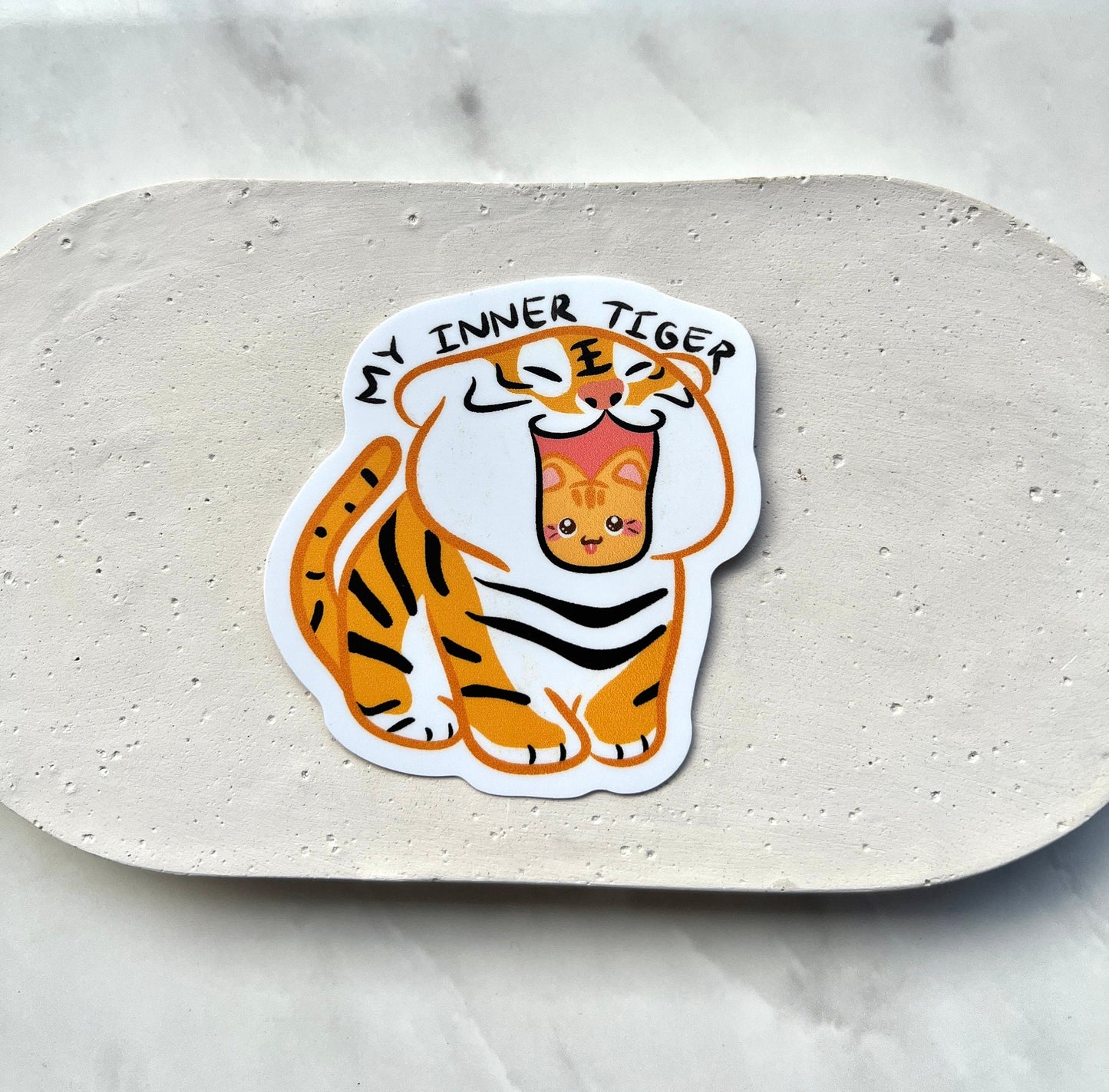 My Inner Tiger Die-cut Stickers