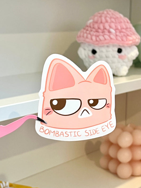 Bombastic Side Eye Die-cut Stickers