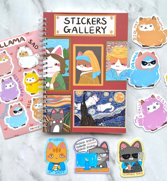 Sticker Gallery Reusable Sticker Book
