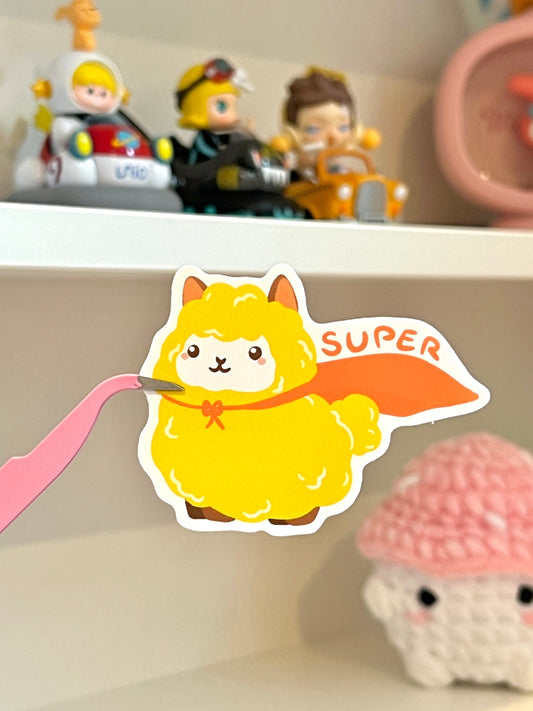 Super Llama Die-cut Stickers
