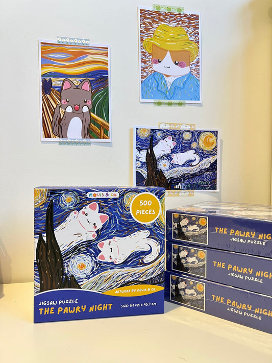 The Pawry Night Jigsaw Puzzles 500 PCS