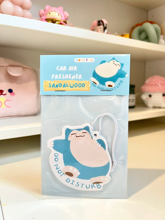 Snorlax Do Not Disturb Air Freshener