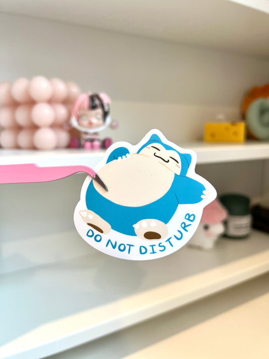 Do Not Disturb Die-cut Sticker