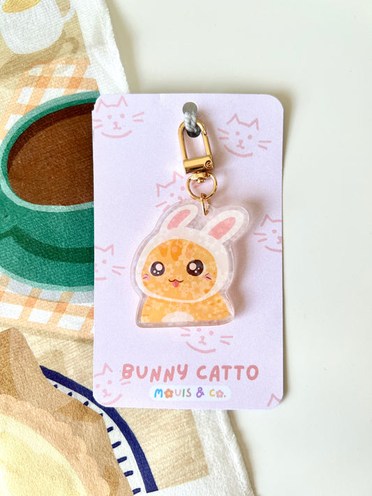 Bunny Catto Holographic Keychain