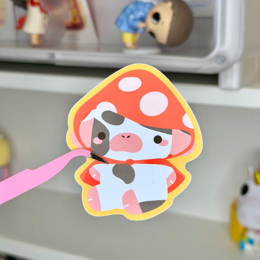 Mushroom Mooly Die-cut Sticker