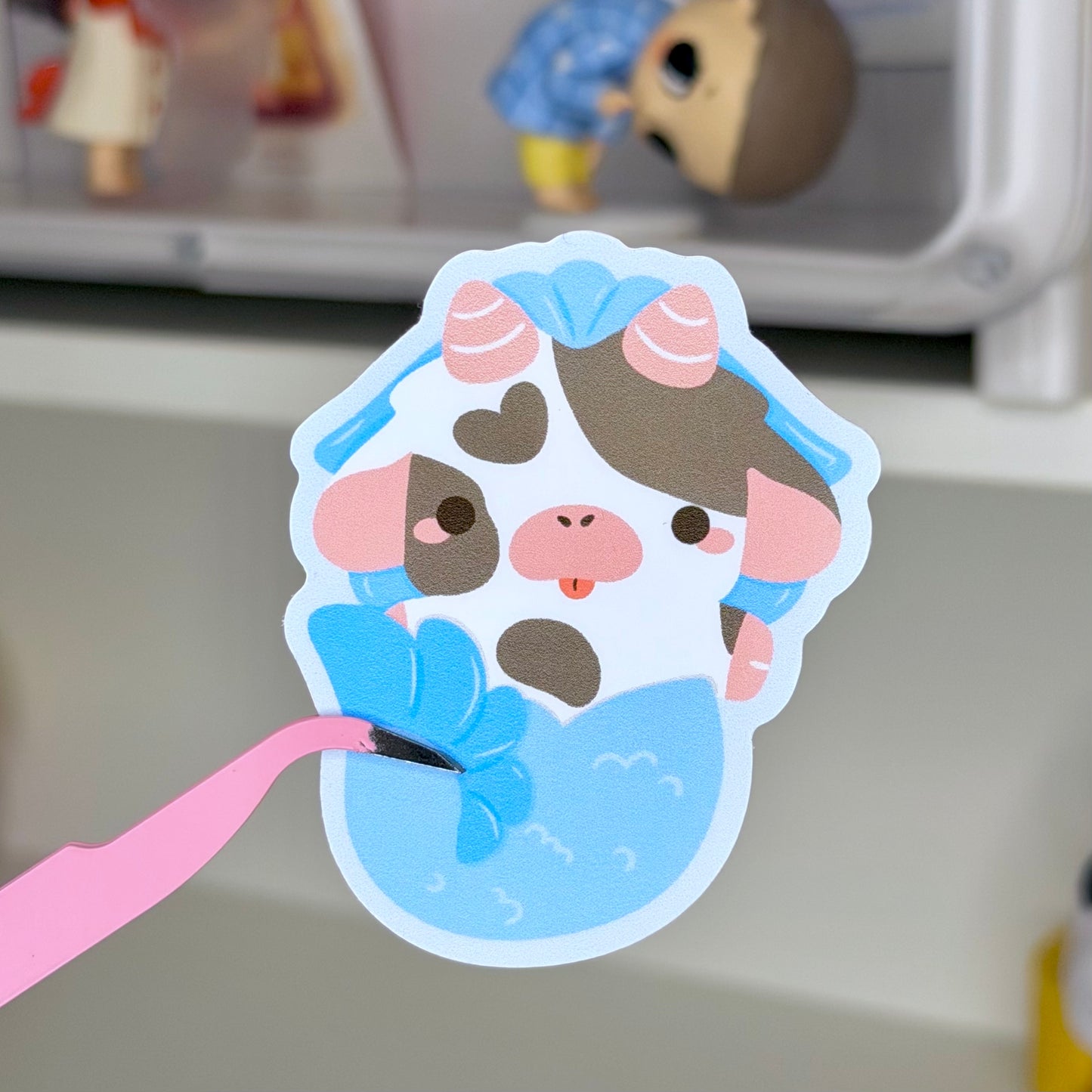 Merlion x Mooly Die-cut Sticker