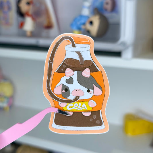 Mooly Cola Die-cut Sticker