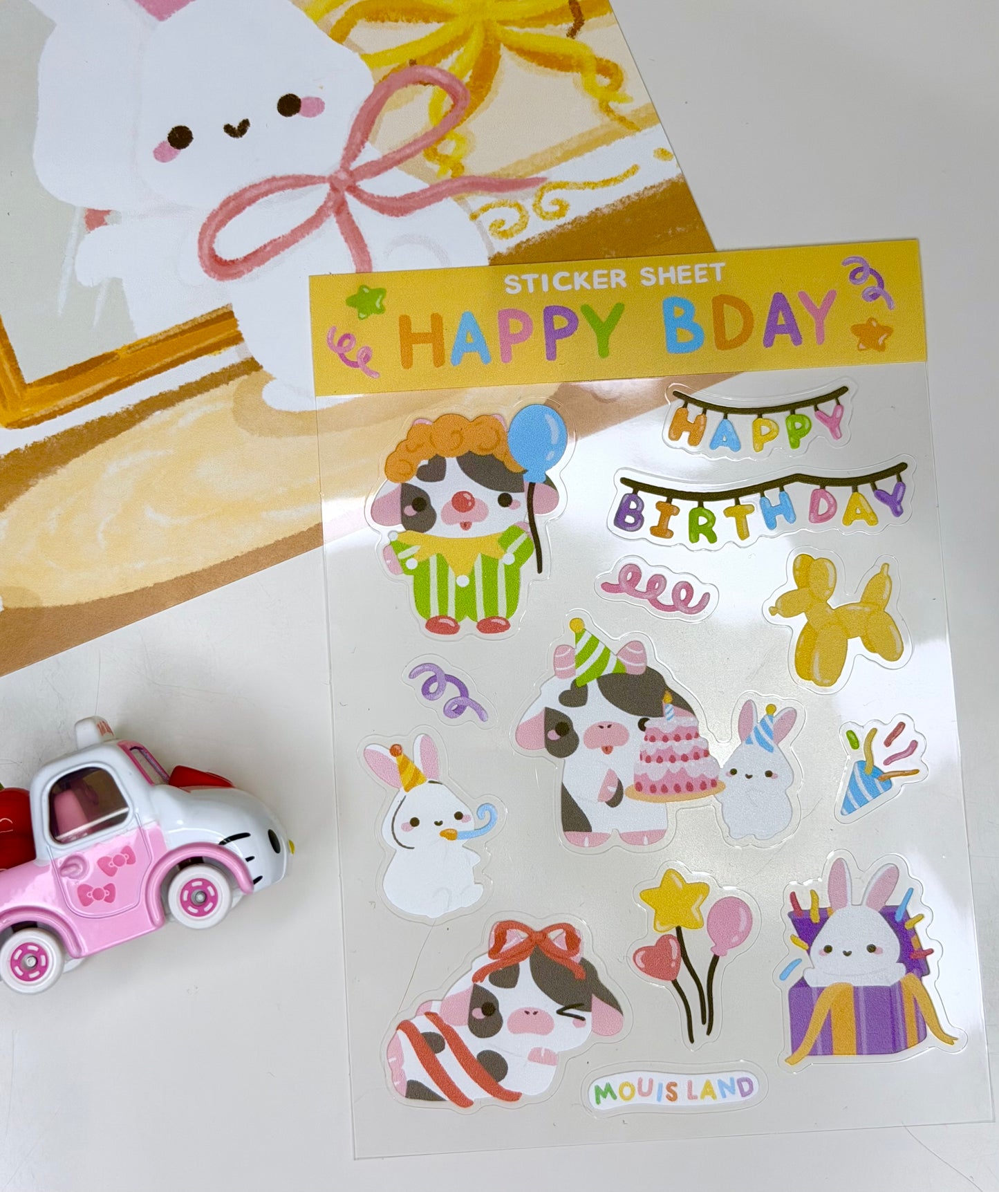 Happy Birthday Sticker Sheet