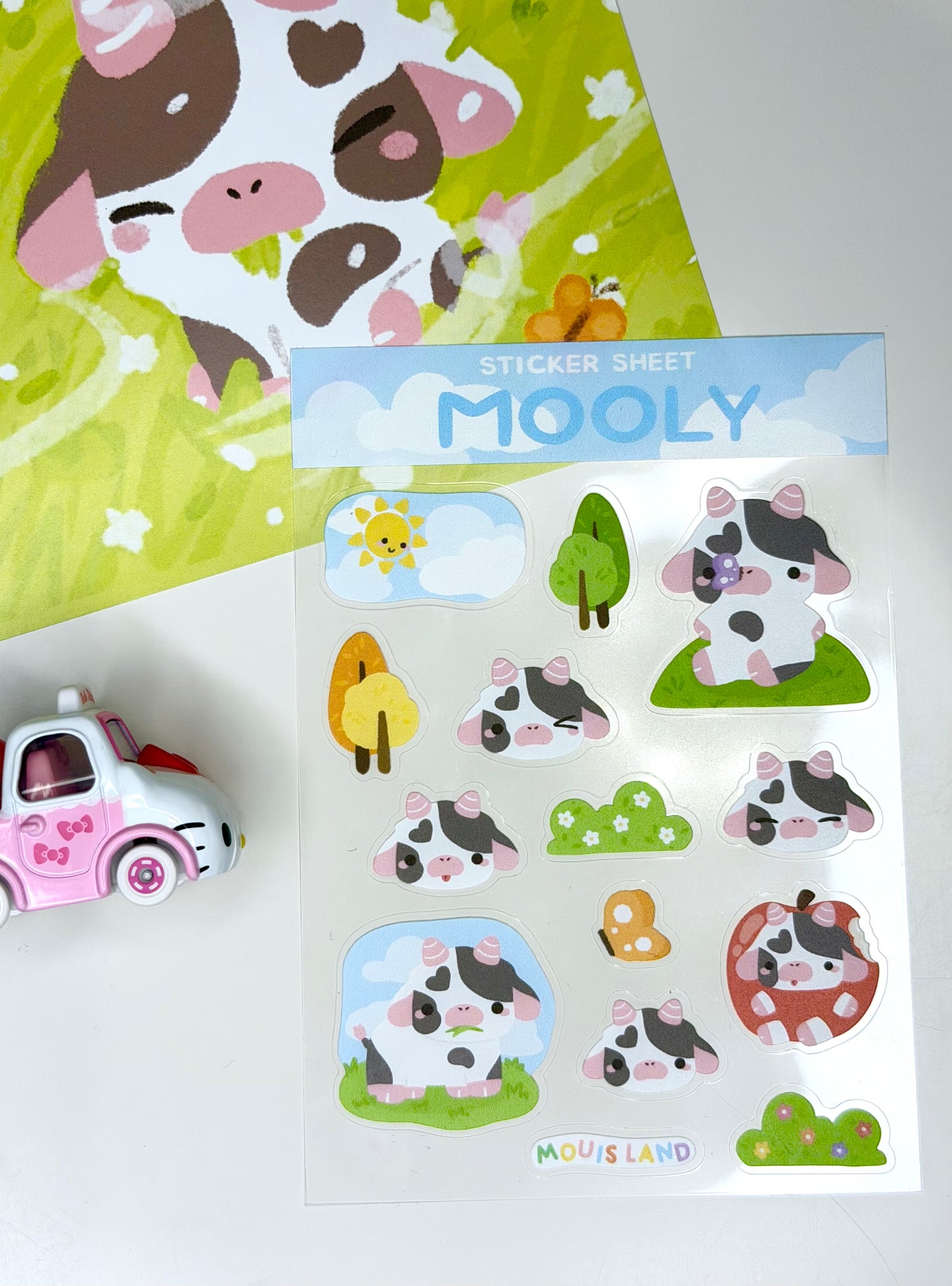 Mooly Sticker Sheet
