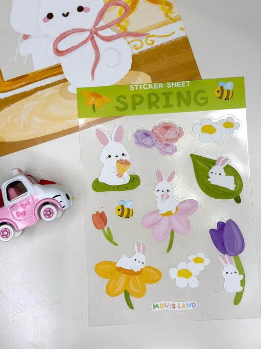 BunBun Spring Sticker Sheet