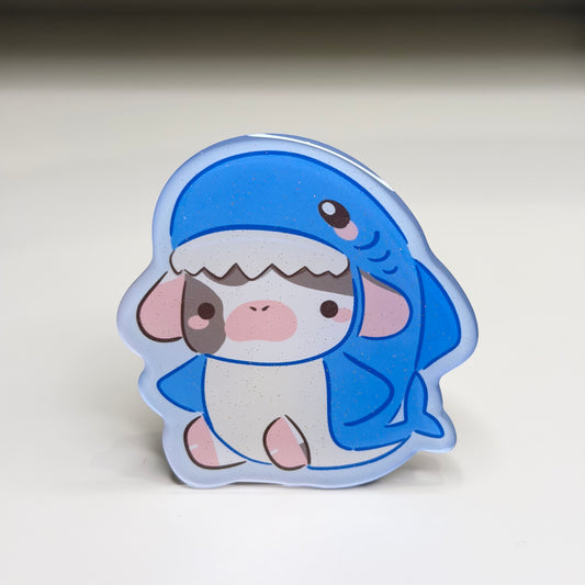 Shark Mooly Glitter Magnet