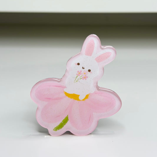 Sakura BunBun Glitter Magnet
