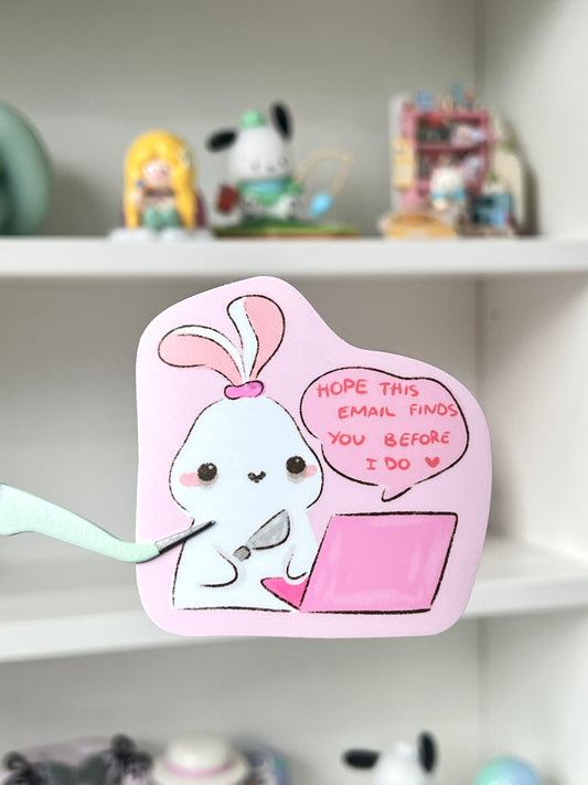 Email Threat Die-cut Sticker