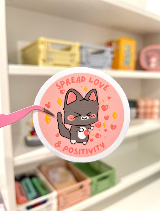Spread love Die-cut Stickers