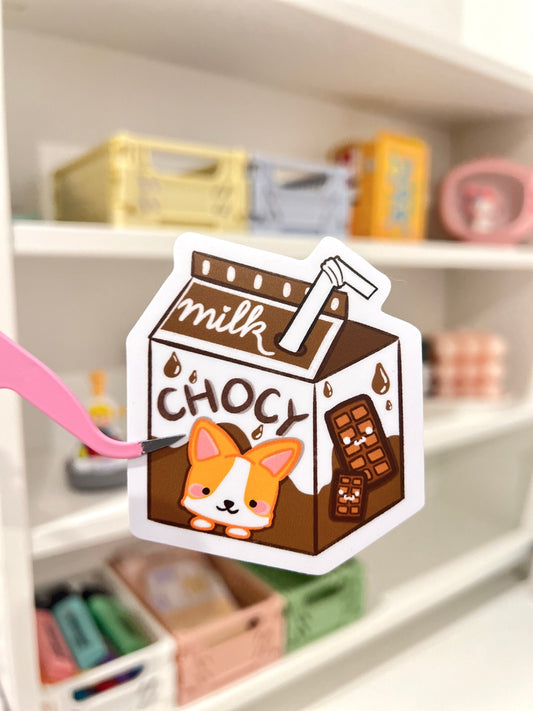 Chocolate Milk Die-cut Stickers