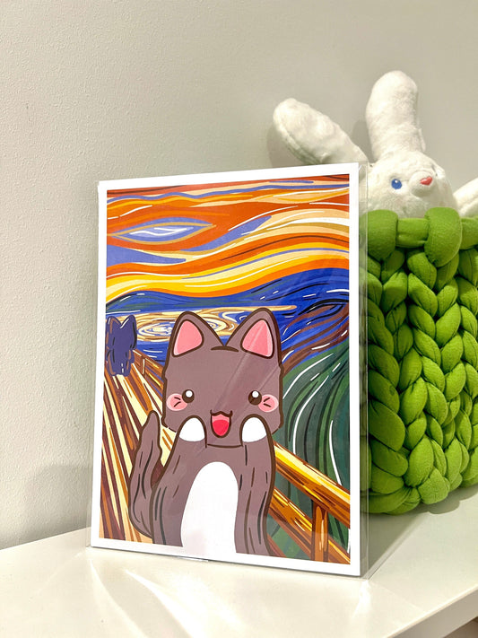 The Meow A5 Art Print