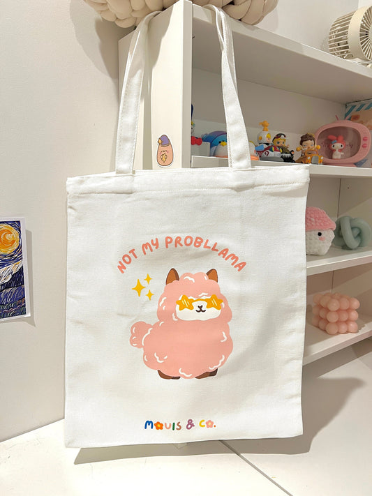 Not My Probllama Tote Bag