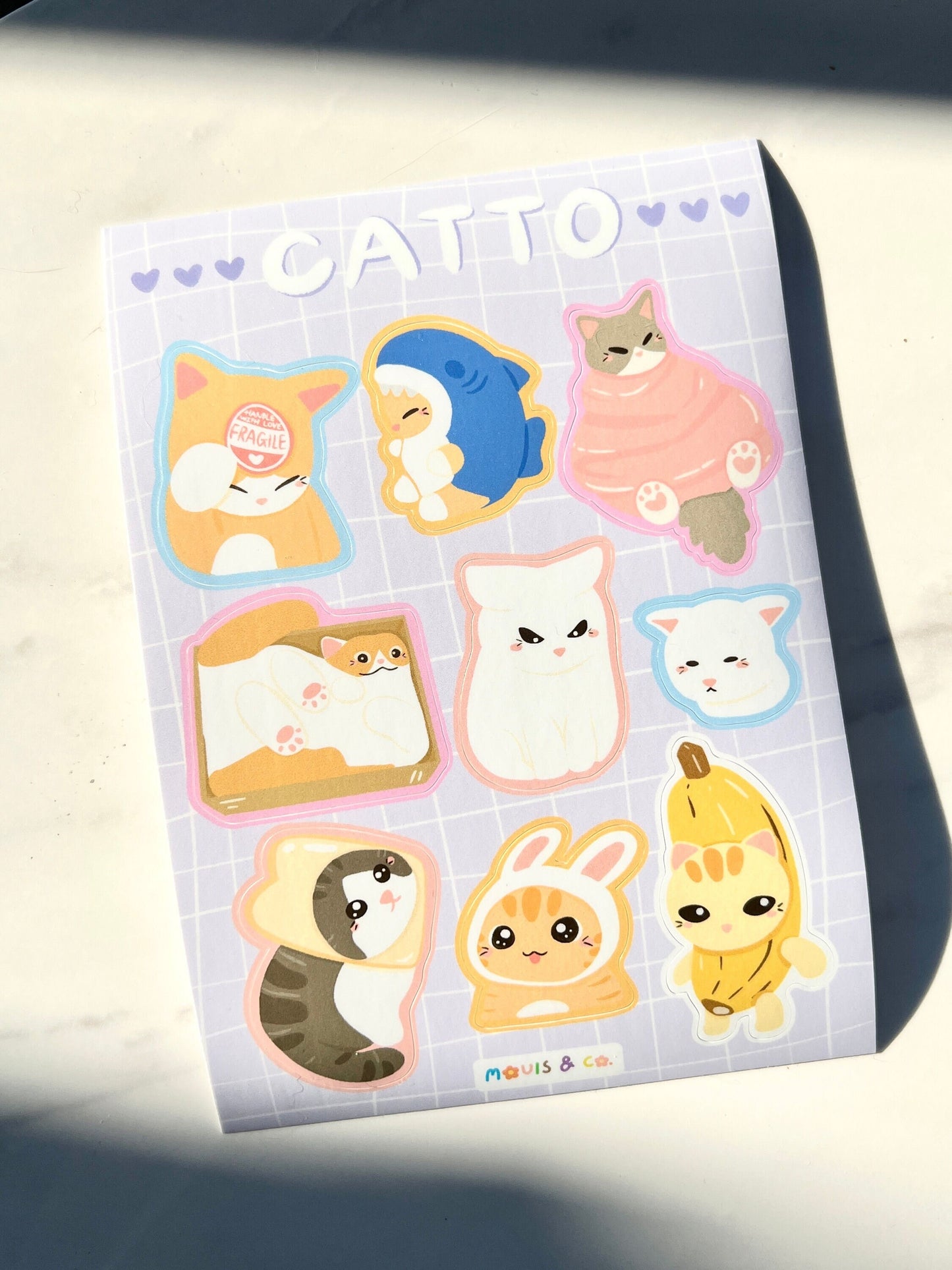 Catto 1 Sticker Sheet