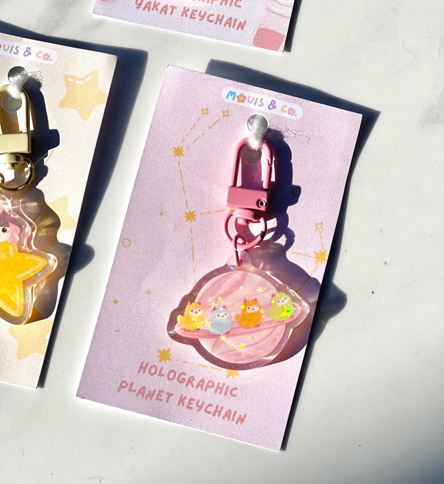 Star Holographic Keychain