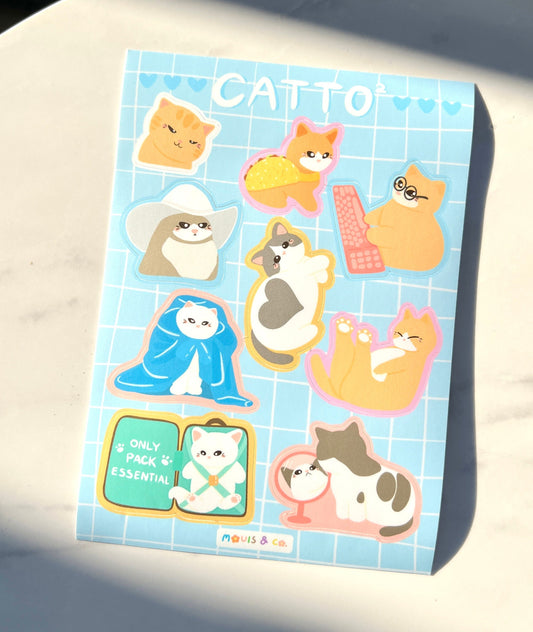 Catto 2 Sticker Sheet