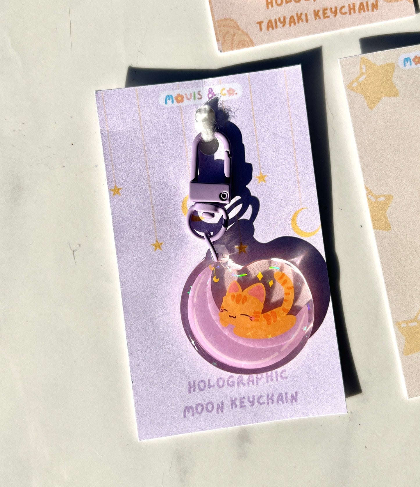 Star Holographic Keychain