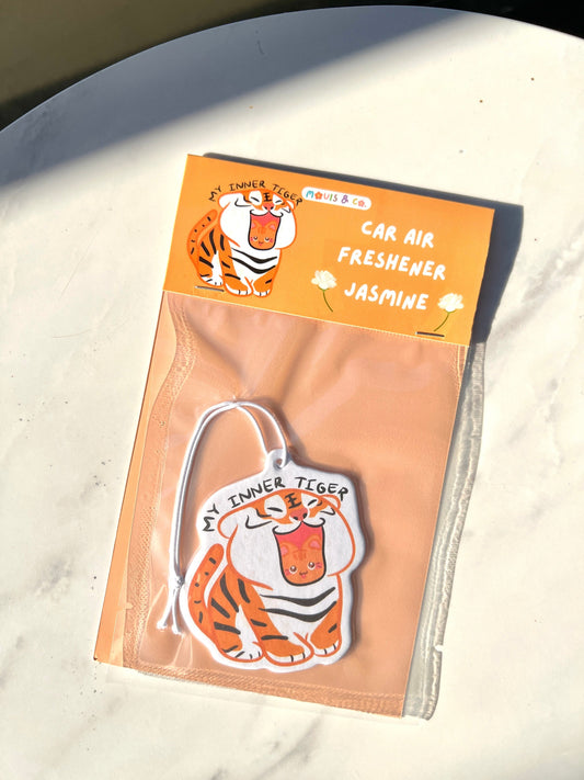 My Inner Tiger Car Air Freshener (Jasmine)